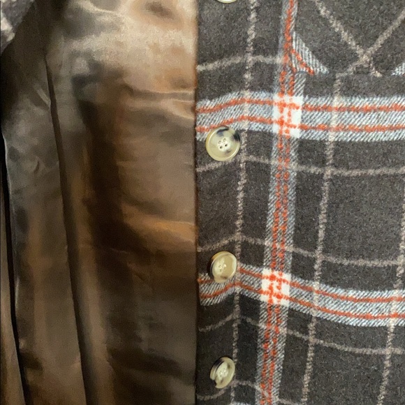 Maternity belted longline shacket - Picture 2 of 4